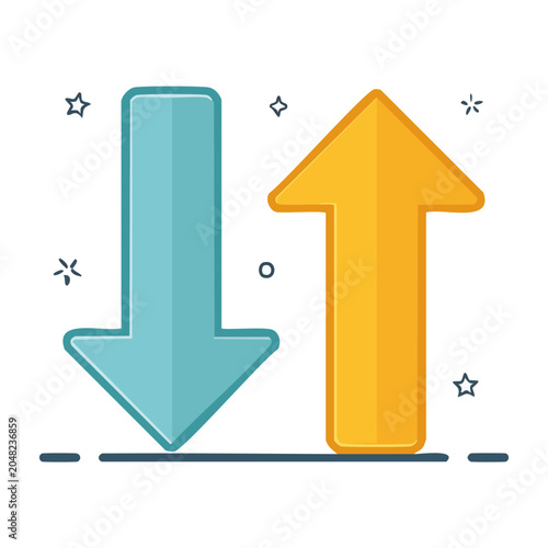 Up and Down Arrows Icon