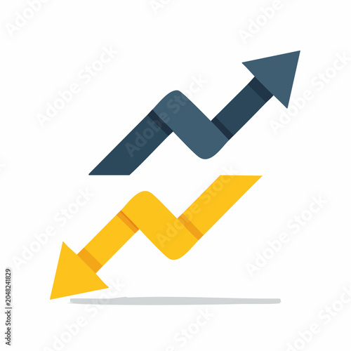 Up and Down Trend Arrows