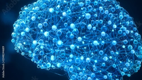 Neural Connections Brain Network AI 4K 02