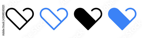 Icon Valentine Featuring various visual styles of lines, blue lines, and glyphs, this professional icon collection is ideal for websites, mobile apps, SaaS platforms, UI kits, dashboards, software int
