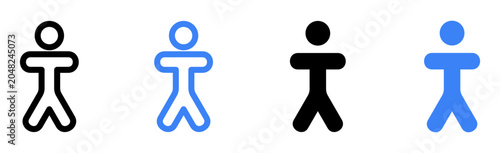 Icon Accessibility Featuring various visual styles of lines, blue lines, and glyphs, this professional icon collection is ideal for websites, mobile apps, SaaS platforms, UI kits, dashboards, software