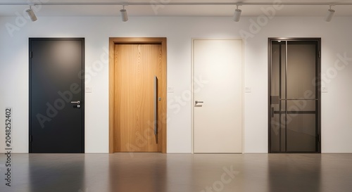 Interior renovation comparisons modern door styles and designs