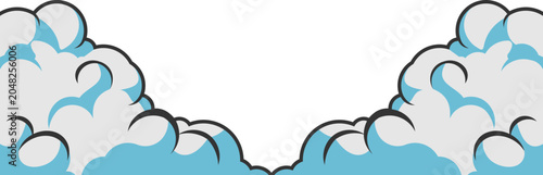Comic Cloud Footer 