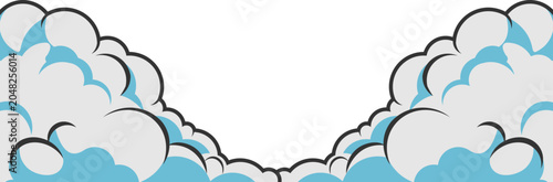 Comic Cloud Footer 