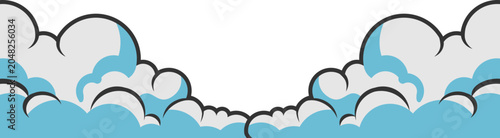 Comic Cloud Footer 
