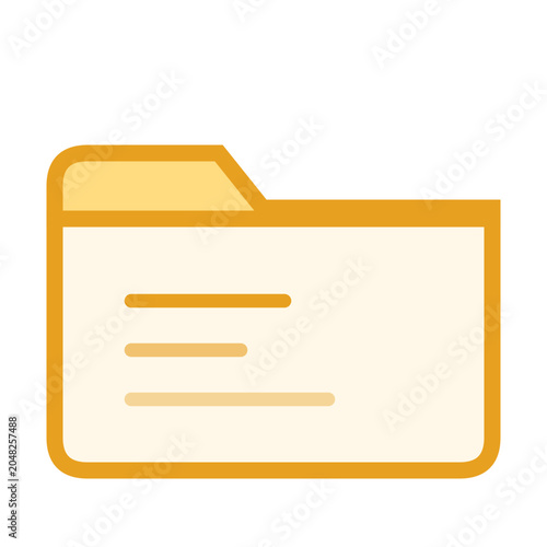 vector file folder icon