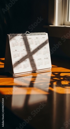 Shadows of Time on a Sunlit Page
