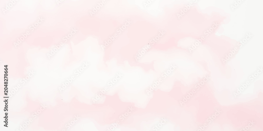 Fototapeta premium An abstract pink and blue nature background features soft white clouds under bright summer sunlight, creating a beautiful and sunny heaven atmosphere