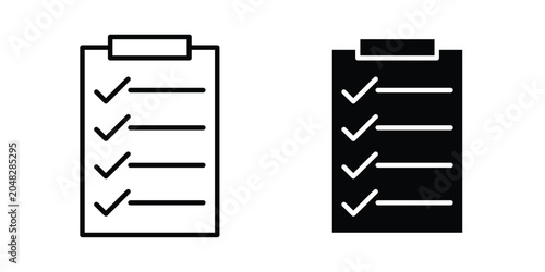 Photos Planning icon pack in black vector type