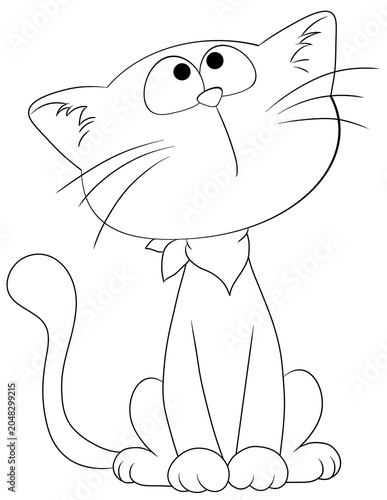 Coloring pages of cute cartoon pets.