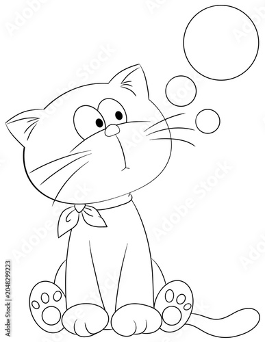 Coloring pages of cute cartoon pets.
