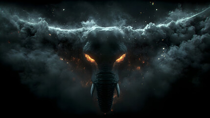real flying elephant