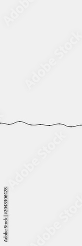 A simple, dark line on a white background representing connection and unity, technology, design