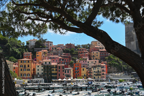 Lerici liguri italia case colorate 
