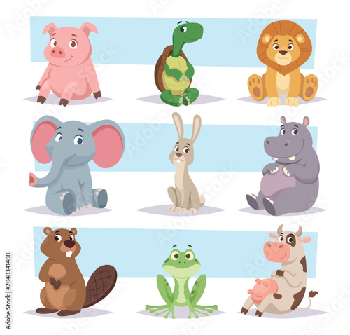 Tablou pe pânză Animal cartoons