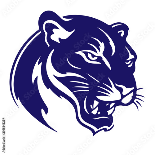 Black Panther Animal Vector Artwork
