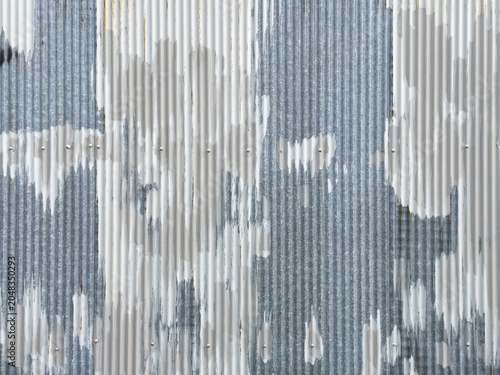 abstract color on metal and fence