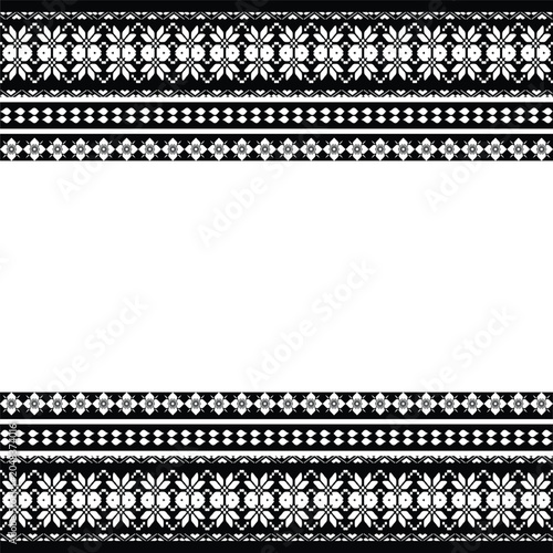 Lao Fabric pattern Design an illustration
