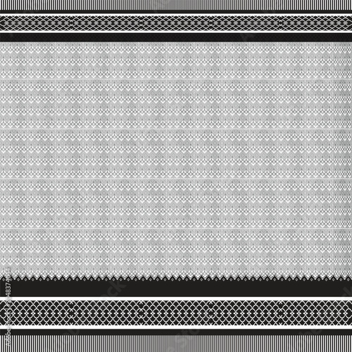 Lao Fabric pattern Design an illustration