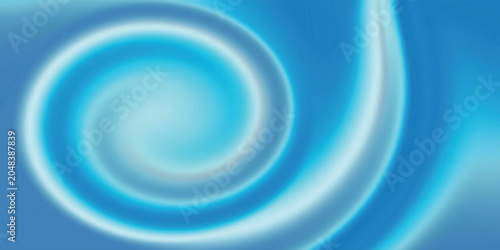Foto Abstract blue spiral vortex background with smooth gradient twirl