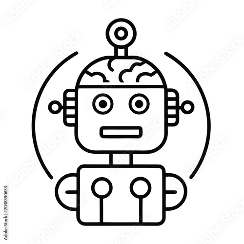 robot vector illustration
