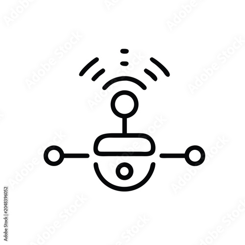 vector illustration of a retro radio