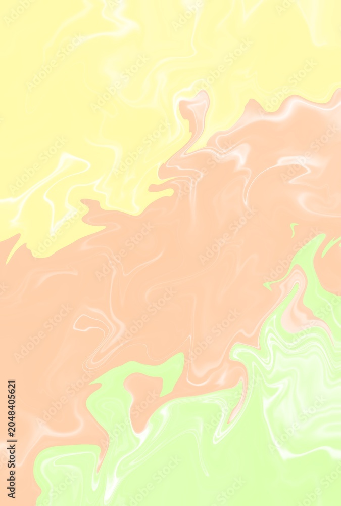 Naklejka premium pastel colorful liquid abstract background wallpaper