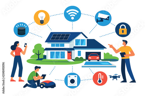 Smart Property with Connected Devices and Home Automation