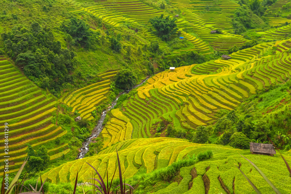Obraz premium Natural and urban views of Vietnam