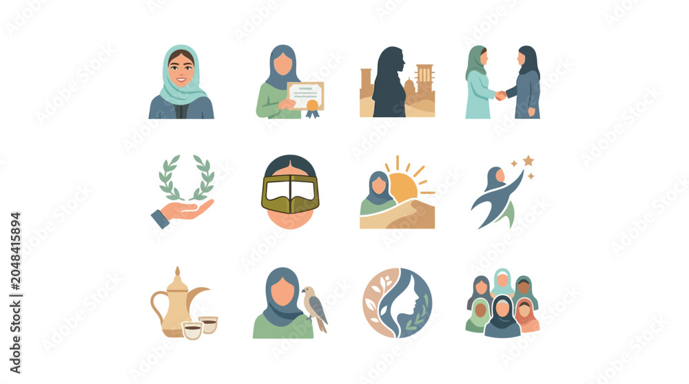 Fototapeta premium Diverse women celebrating achievements and connections
