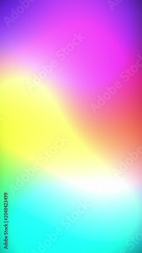 Summer Pop Abstract Motion Background with Bright Colorful Shapes