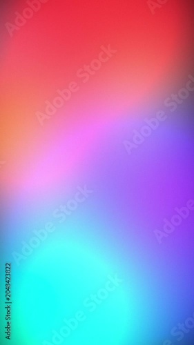 Tropical Fresh Abstract Motion Background with Colorful Geometric Shapes