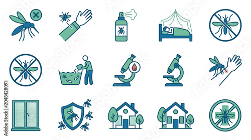 Tableau sur toile Mosquito Control Methods for Home and Health Safety