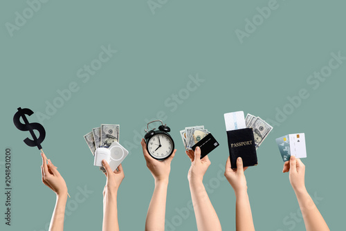 Female hands with credit ca...