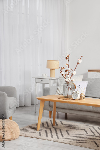 Interior of stylish living ...