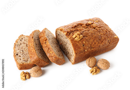 Delicious walnut loaf cake ...