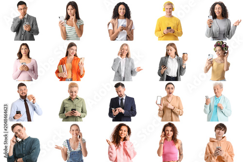 Collage of different people...