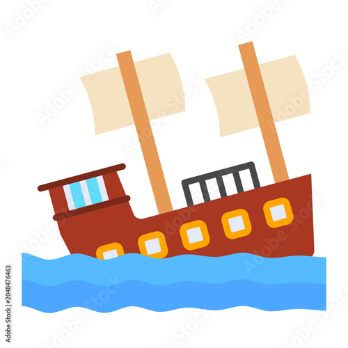 фотографія Ship sinking Icon