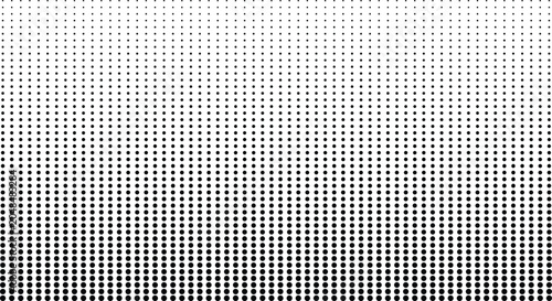 Black Halftone Dot Gradient Pattern Abstract Background