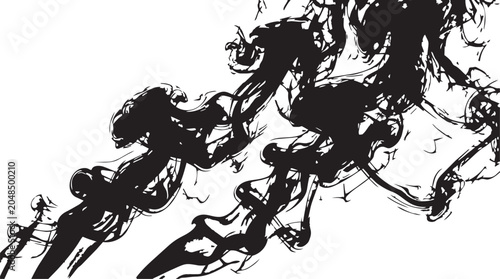 Layered Smoke Texture Overlay Vector Design Art