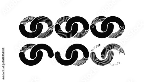 Interlocking Rings Symbol Set