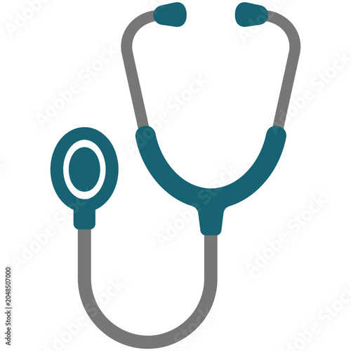 Принти на полотні Clinical stethoscope icon for medical consultation with stethoscope, healthcare