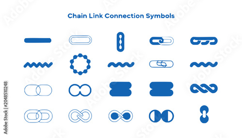 Chain Link Connection Symbols
