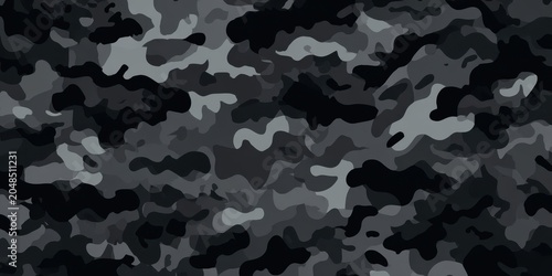 Abstract grey and black military camouflage texture backdrop with camouflage military background abstract seamless tactical backdrop wallpaper creative repeating material composition