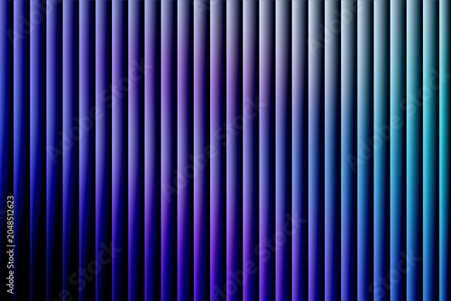 Cyan and indigo vertical gradient background featuring a cool color transition across a series of thin bars with white highlight glow.