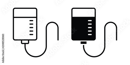Photos IV icon collection in black vectors. Eps10 icons
