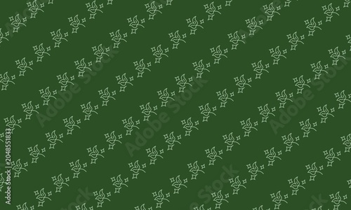 green flowers background