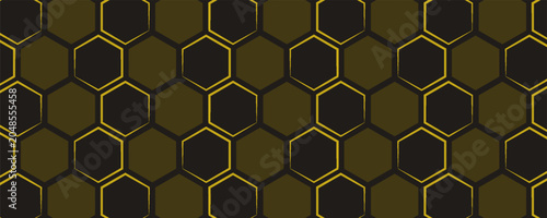 Photos hexagon bee hive design background vector EPS10