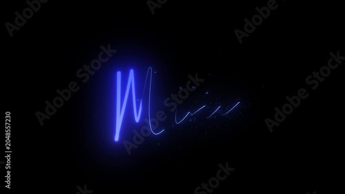 Colorful Music Title Text Glowing Intro Card Live Party Function Concert Background Display Use