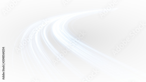 Foto Futuristic energy line png vector with glowing laser streak, cyber illumination path, vibrant colour spectrum and transparent background